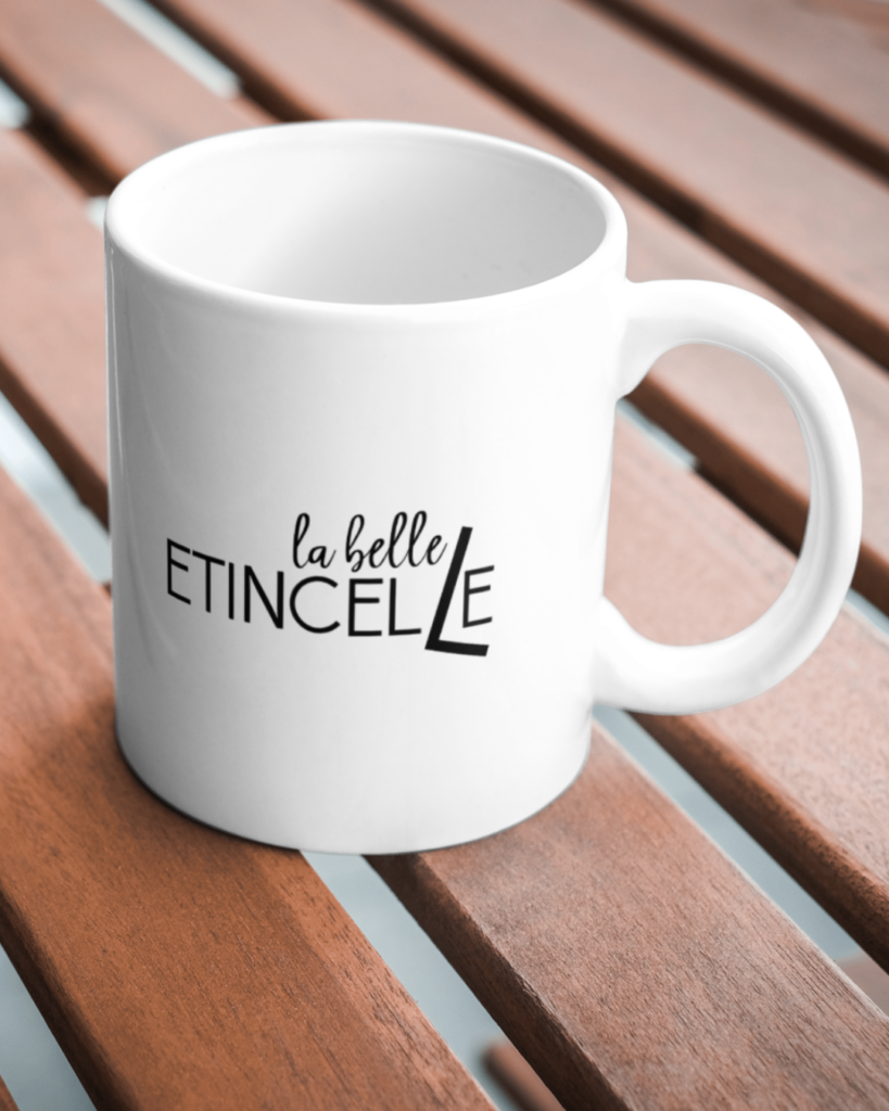 mug personnalisé au logo de l'entreprise la belle etincelle