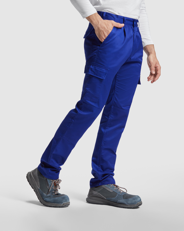 Pantalon de sécurité bleu flocage personnalisable agestam