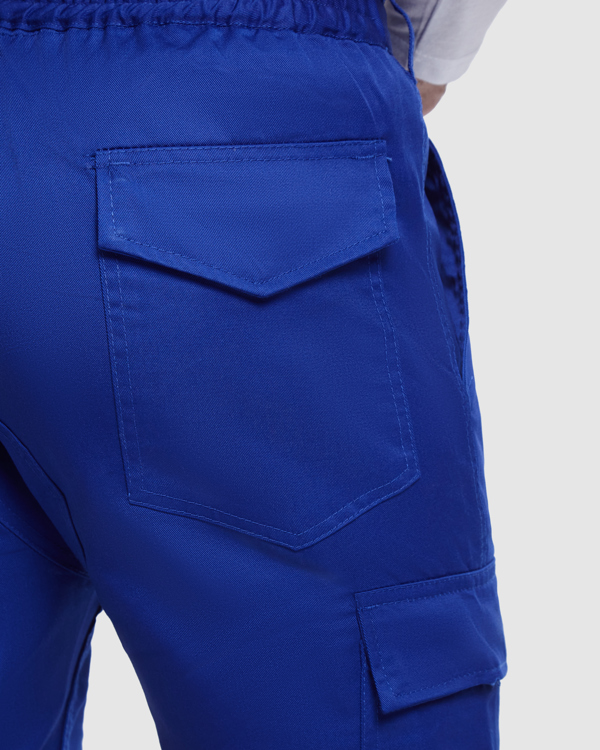 Pantalon de sécurité bleu flocage personnalisable