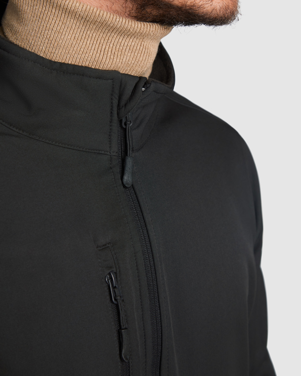 veste softshell noir flocage personnalisable agestam