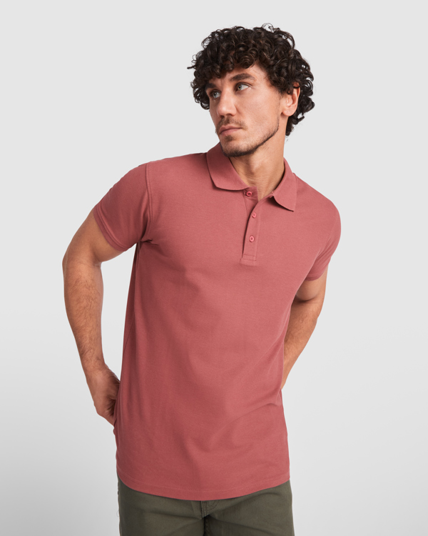 polo rose homme flocage personnalisable agestam